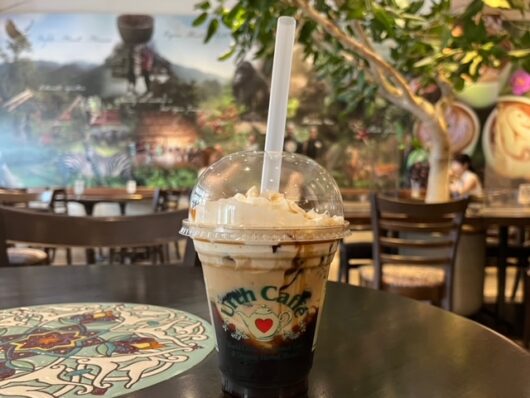 アースカフェのアイスコーヒーゼリー