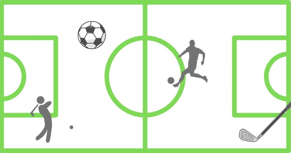 ゴルフ好きプロサッカー選手