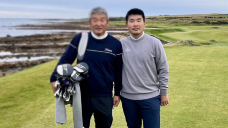 選手の父親を紹介するイメージ画像