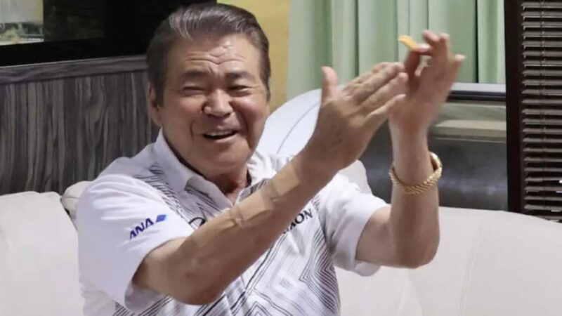 選手の父親を紹介するイメージ画像
