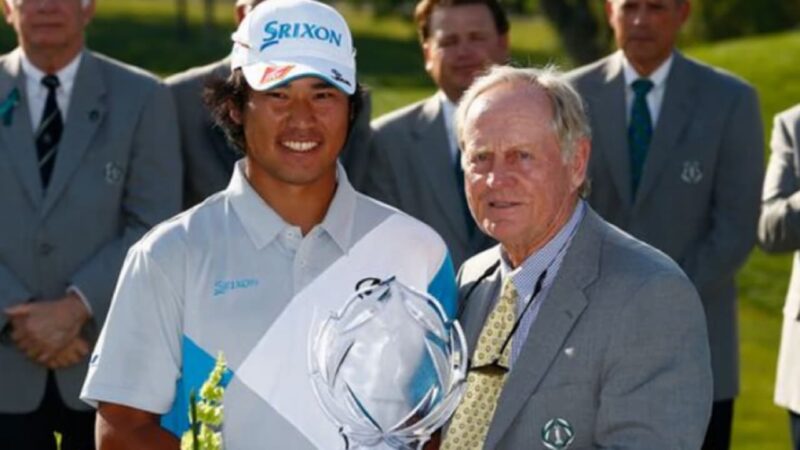選手がアメリカツアーで初優勝したときのイメージ画像
