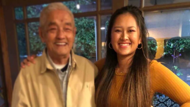 選手の祖父を紹介するイメージ画像