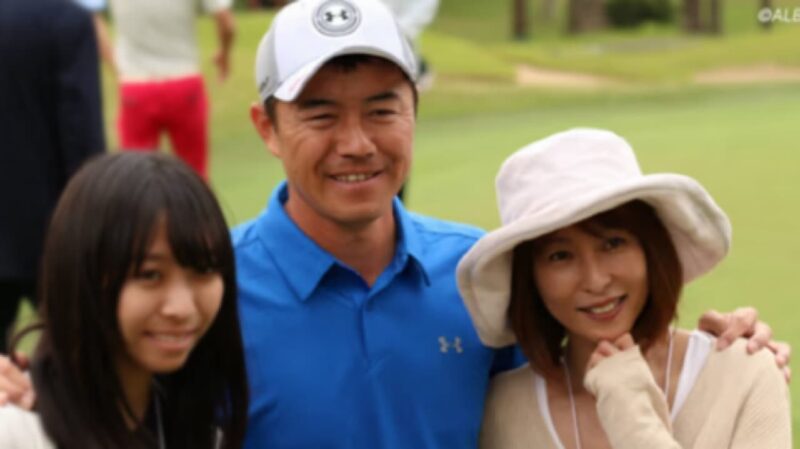 選手の妻と子供を紹介するイメージ画像